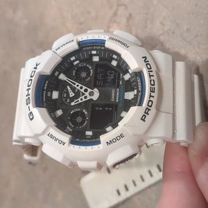 White G-Shock - Casio 5081 GA-100B